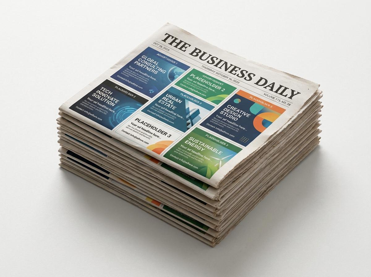 Agra Newspaper Ad Booking Platform Mockup