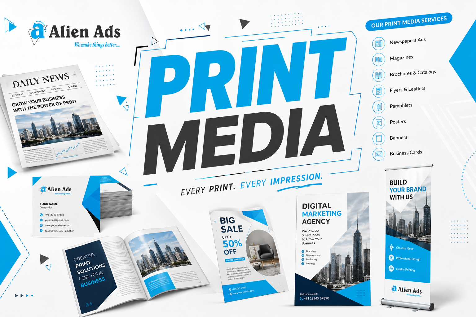 INS Accredited Print Media Newspaper Advertising Agency